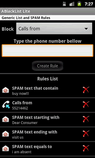 You can set rules that filter the messages/calls you receive.