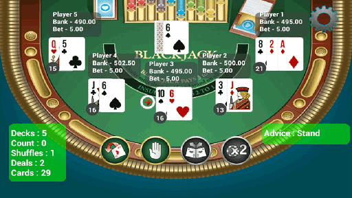 Count statistics that show up in BlackJack Trainer.