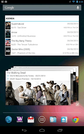 Widgets for TV Series