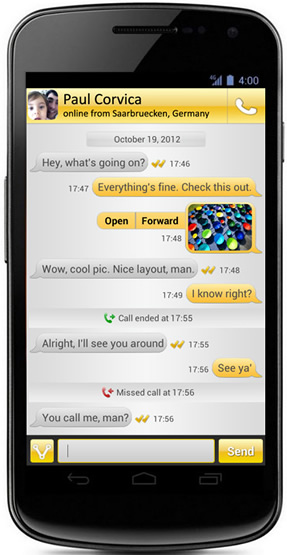 VPHO chat, with geo-location