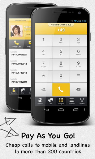 VPHO dialer, lets you call landlines/mobile phones