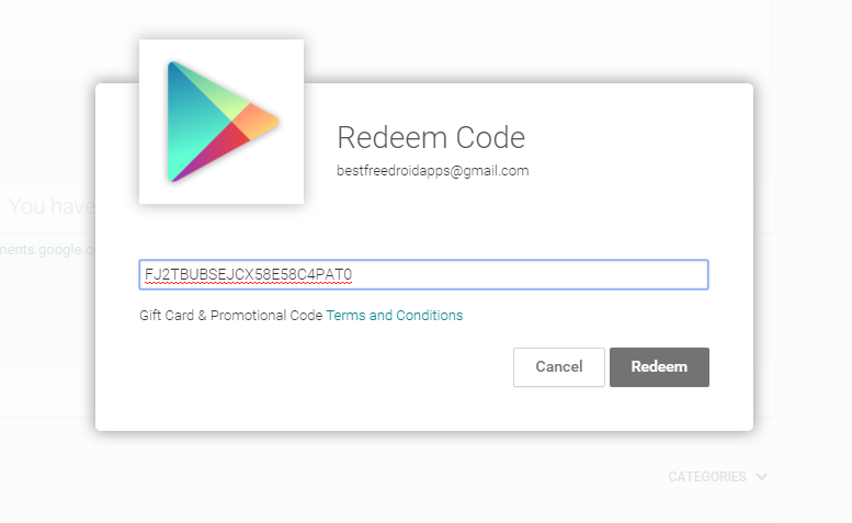 Free Google Play Redeem Codes List For Apps Updated Daily - roblox promo codes list for free items and cosmetics yougetgifts