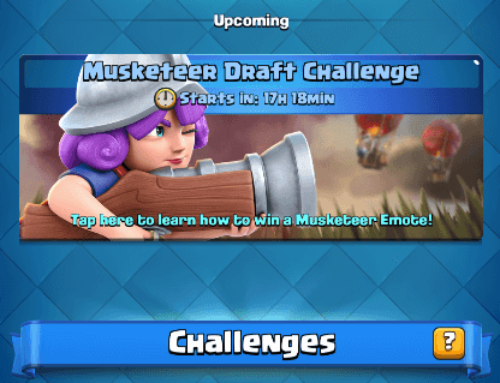 Musketeer Draft Challenge Tips (Clash Royale)