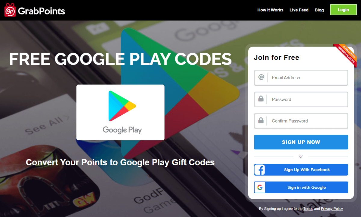Earn free Google Play gift cards from GPT sites (and GPT Android apps)