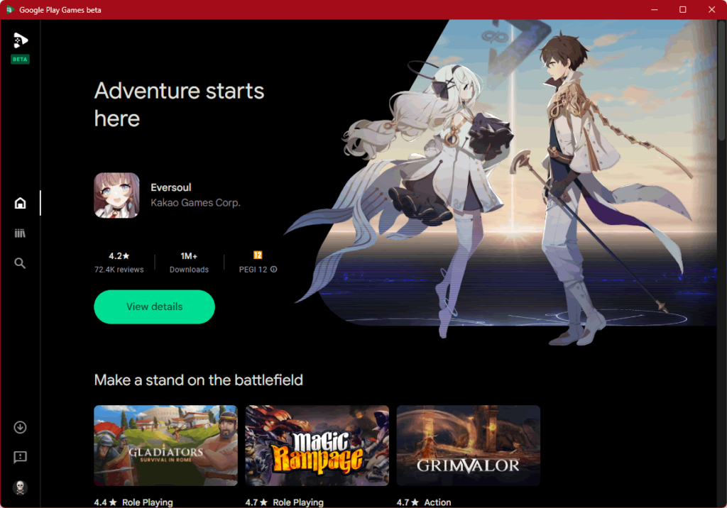 Google Play Games Beta Brings Support for 'Seamless' Android Gaming to  Windows PCs