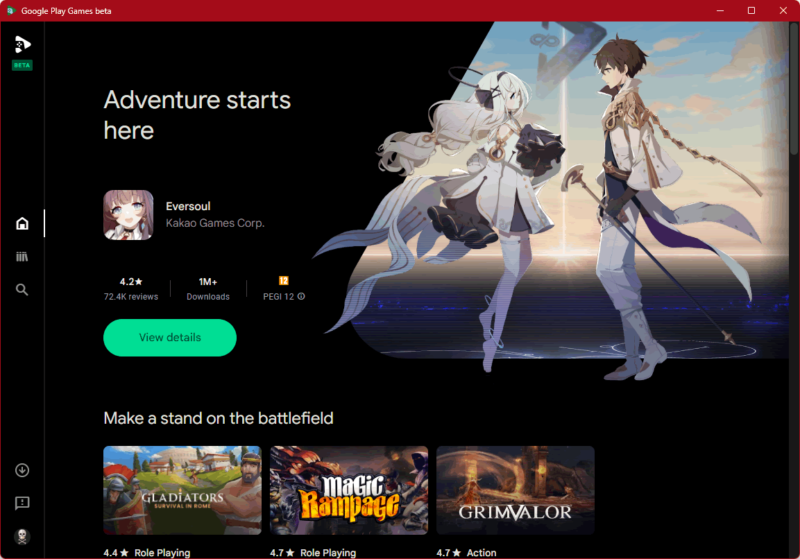 Play Android games on your PC with Google Play Games, the Bluestacks killer